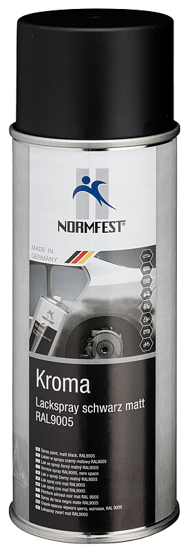 KROMA LACKSPRAY SCHWARZ MATT 400 ML V24 (2893-884) | NORMFEST