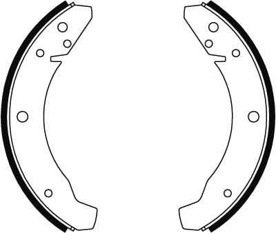 TRW Bremsbackensatz (GS8025)