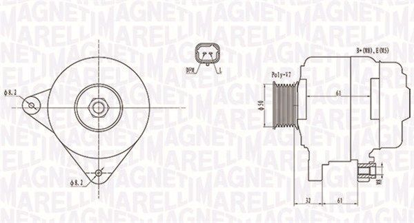 MAGNETI MARELLI Generator (063731959010)
