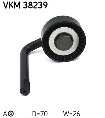 SKF Spannrolle, Keilrippenriemen (VKM 38239)