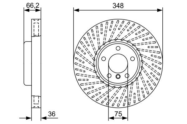 BOSCH Bremsscheibe (0 986 479 W19)