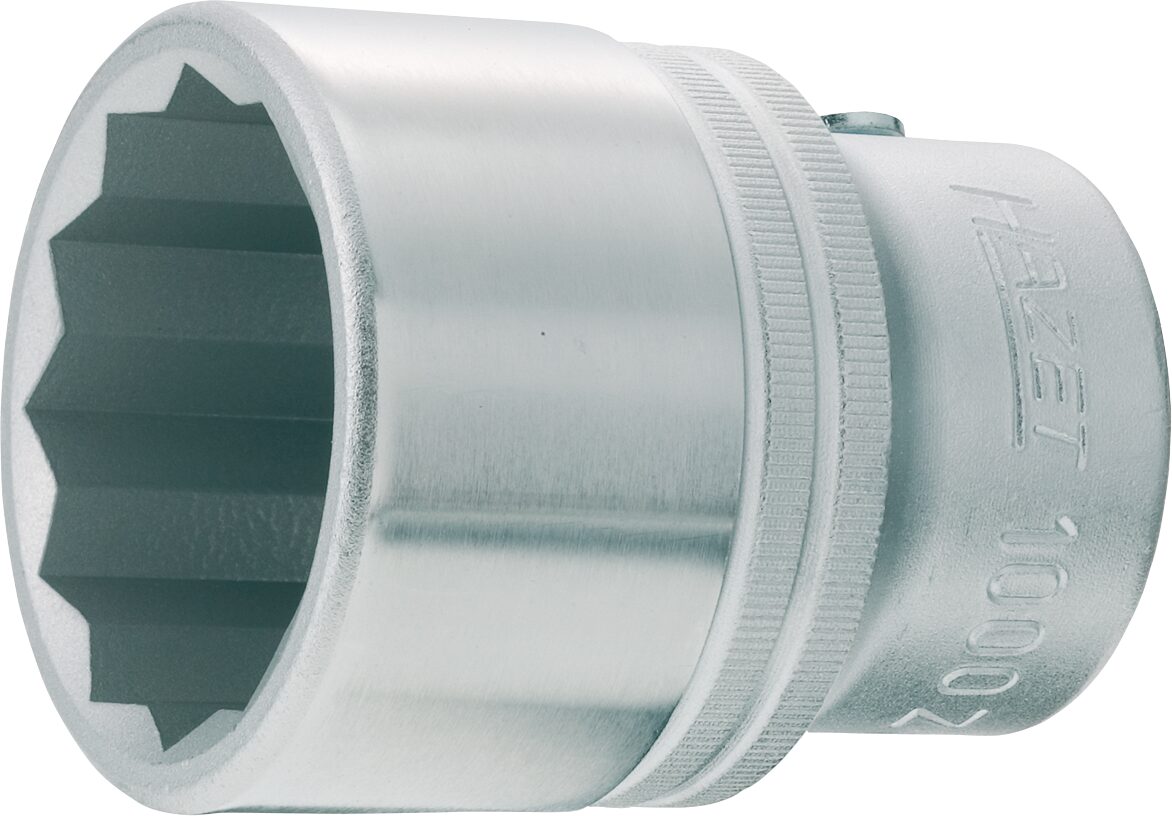 HAZET Steckschlüsseleinsatz ∙ Doppelsechskant 1000AZ-1.1/2 ∙ Vierkant20 mm (3/4 Zoll) ∙ Außen-Doppel-Sechskant Profil ∙ 1.1⁄2 ″
