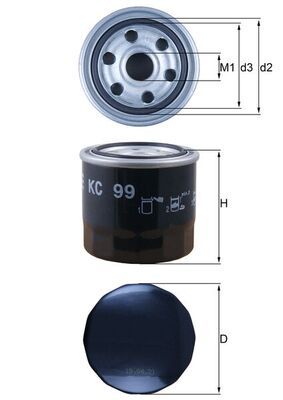 KNECHT Kraftstofffilter (KC 99)
