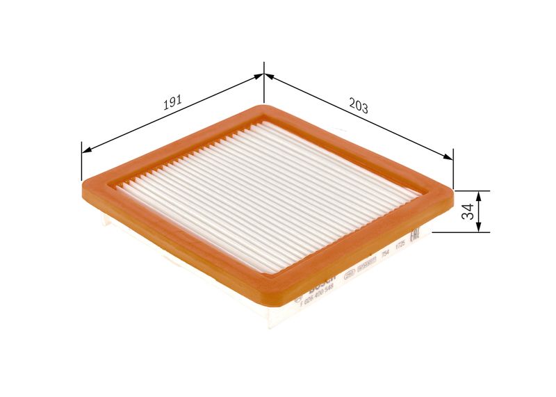 BOSCH Luftfilter (F 026 400 548) BOSCH Luftfilter (F 026 400 548)