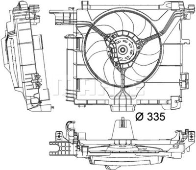 MAHLE Lüfter, Motorkühlung (CFF 211 000P) MAHLE Lüfter, Motorkühlung (CFF 211 000P)
