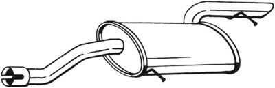 BOSAL Endschalldämpfer (175-441) Thumbnail