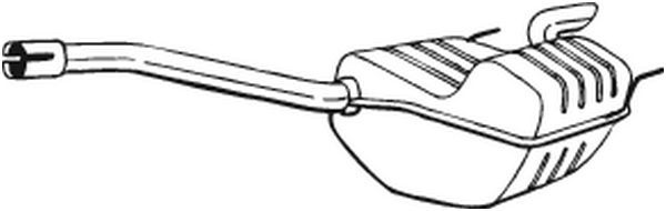 BOSAL Mittelschalldämpfer (176-421)