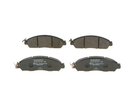 BOSCH Bremsbelagsatz, Scheibenbremse (0 986 424 837)