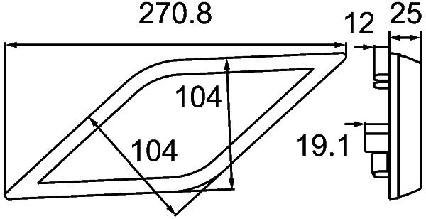 HELLA Nebelschlussleuchte (2NE 013 345-071)