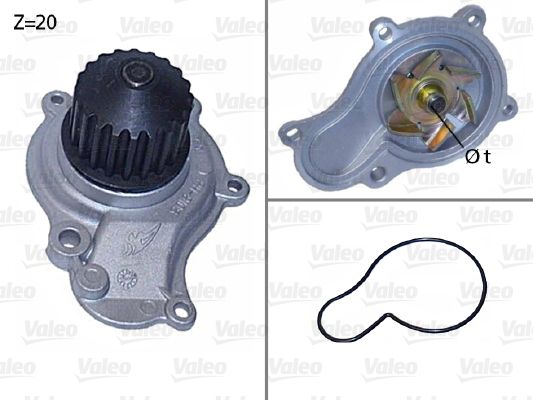 VALEO Wasserpumpe, Motorkühlung (506605)