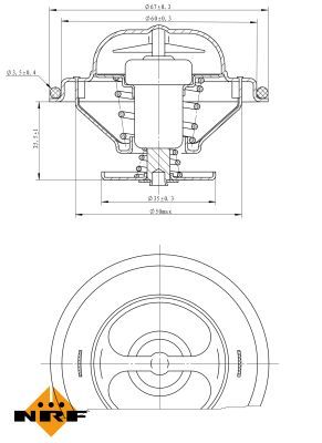 NRF Thermostat, Kühlmittel (725072) NRF Thermostat, Kühlmittel (725072)