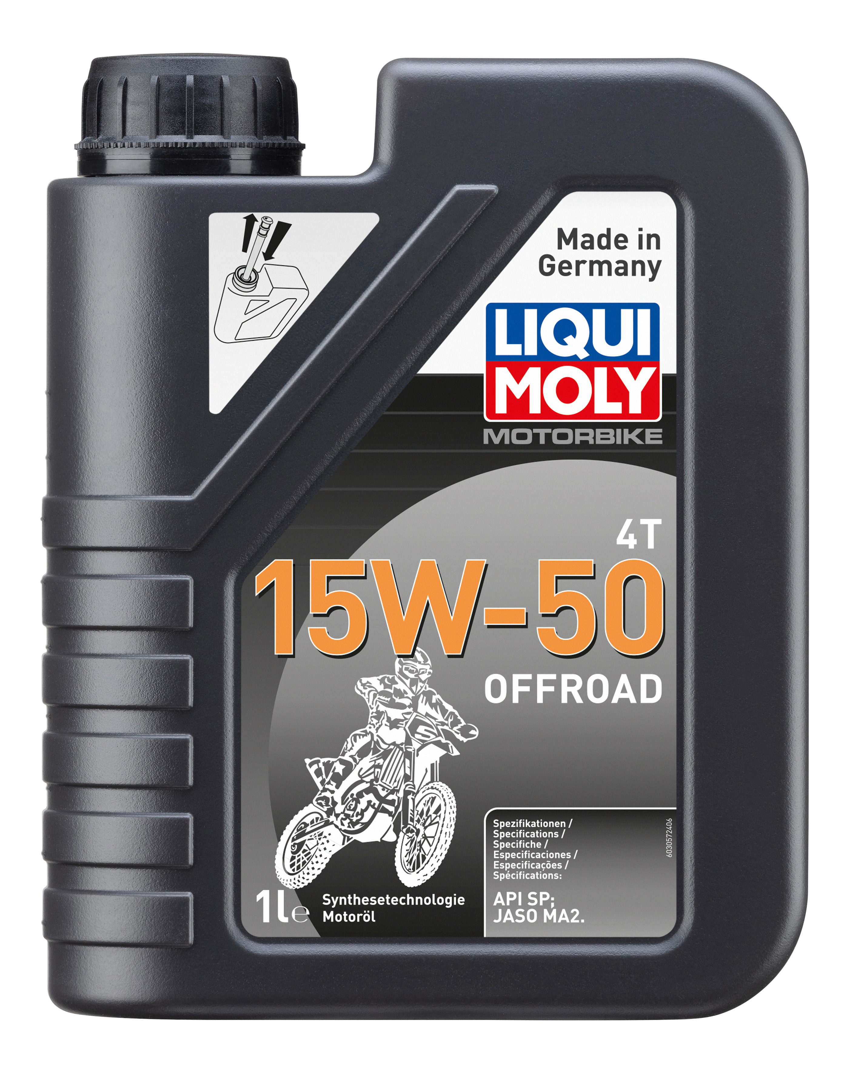 LIQUI MOLY Motorbike 4T 15W-50 Offroad, 1 l (3057)