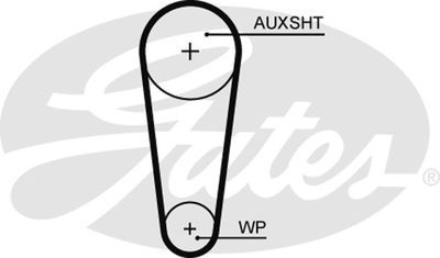 GATES Wasserpumpe + Zahnriemensatz (KP15682XS-1) Thumbnail
