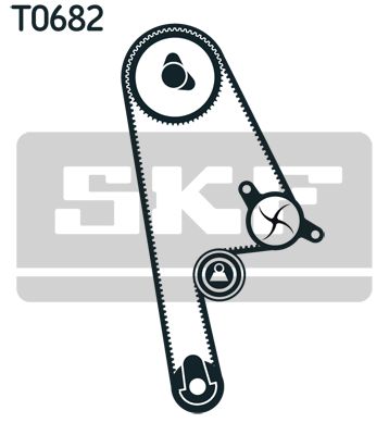 SKF Zahnriemensatz (VKMA 93615) Thumbnail