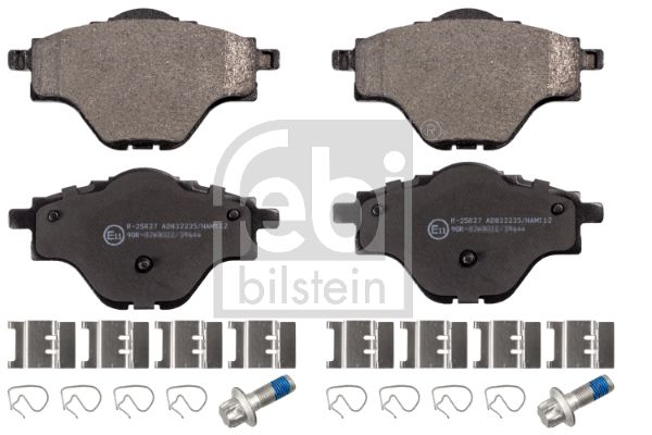 FEBI BILSTEIN Bremsbelagsatz, Scheibenbremse (116242)