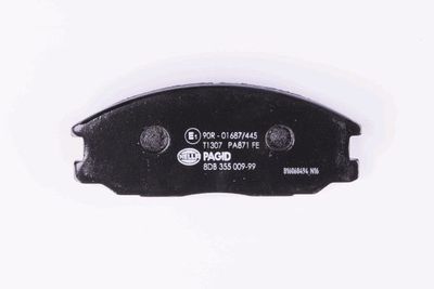 HELLA Bremsbelagsatz, Scheibenbremse (8DB 355 009-991)