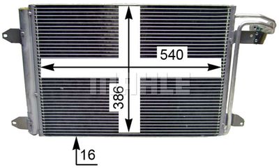 MAHLE Kondensator, Klimaanlage (AC 324 000S)