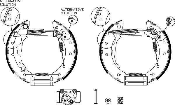 HELLA Bremsbackensatz (8DB 355 022-681) HELLA Bremsbackensatz (8DB 355 022-681)