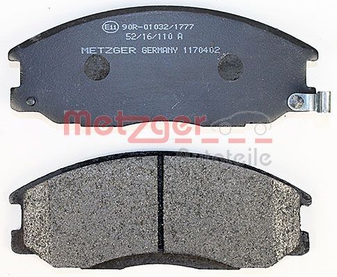 METZGER Bremsbelagsatz, Scheibenbremse (1170402) METZGER Bremsbelagsatz, Scheibenbremse (1170402)