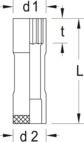 GEDORE Steckschlüsseleinsatz (D 19 L 24)