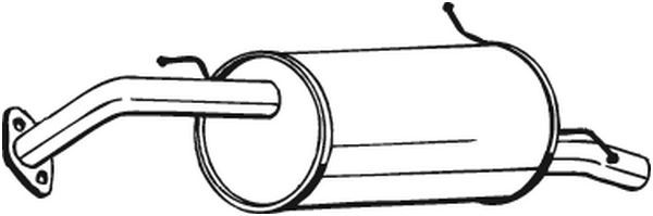 BOSAL Mittelschalldämpfer (175-003)