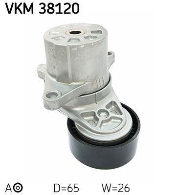 SKF Spannrolle, Keilrippenriemen (VKM 38120)