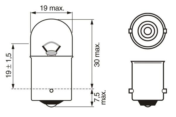 BOSCH Glühlampe, Blinkleuchte (1 987 302 203)