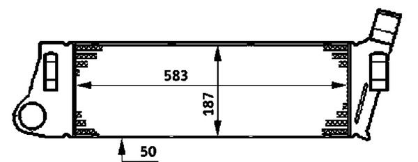 MAHLE Ladeluftkühler (CI 39 000P)