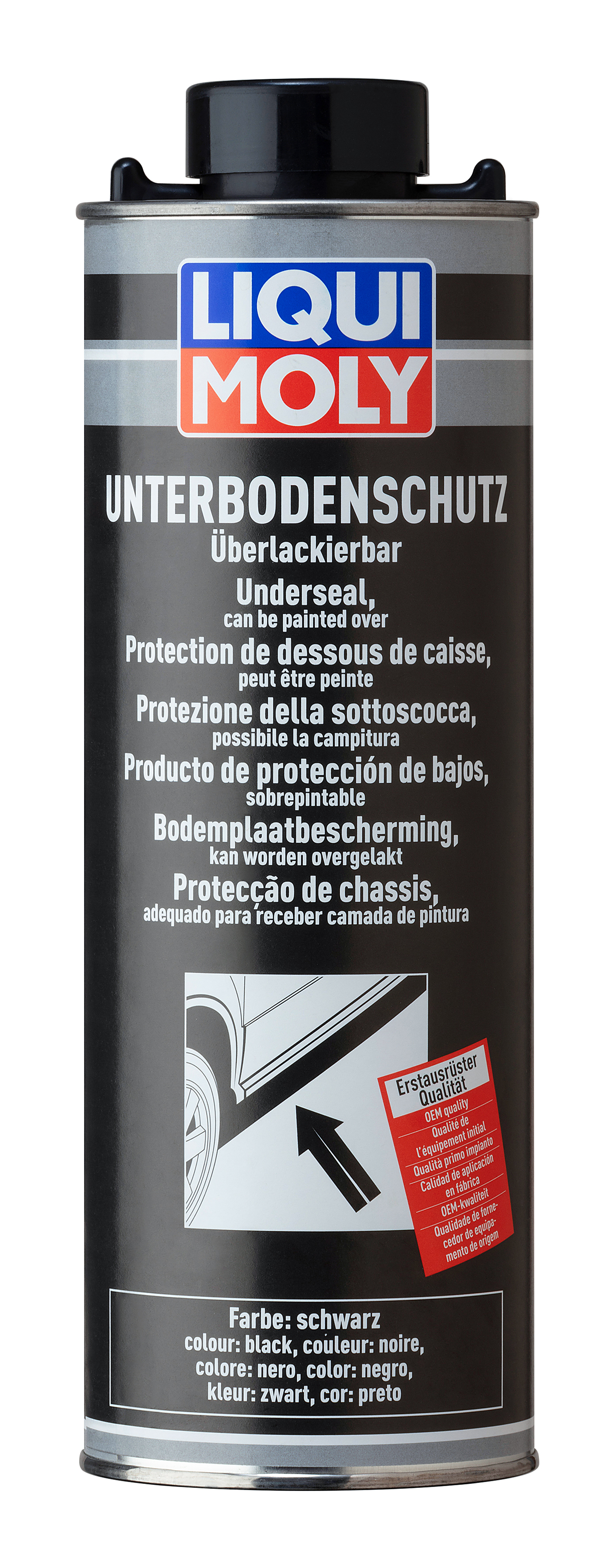 LIQUI MOLY Unterbodenschutz schwarz, 1 l (6114)