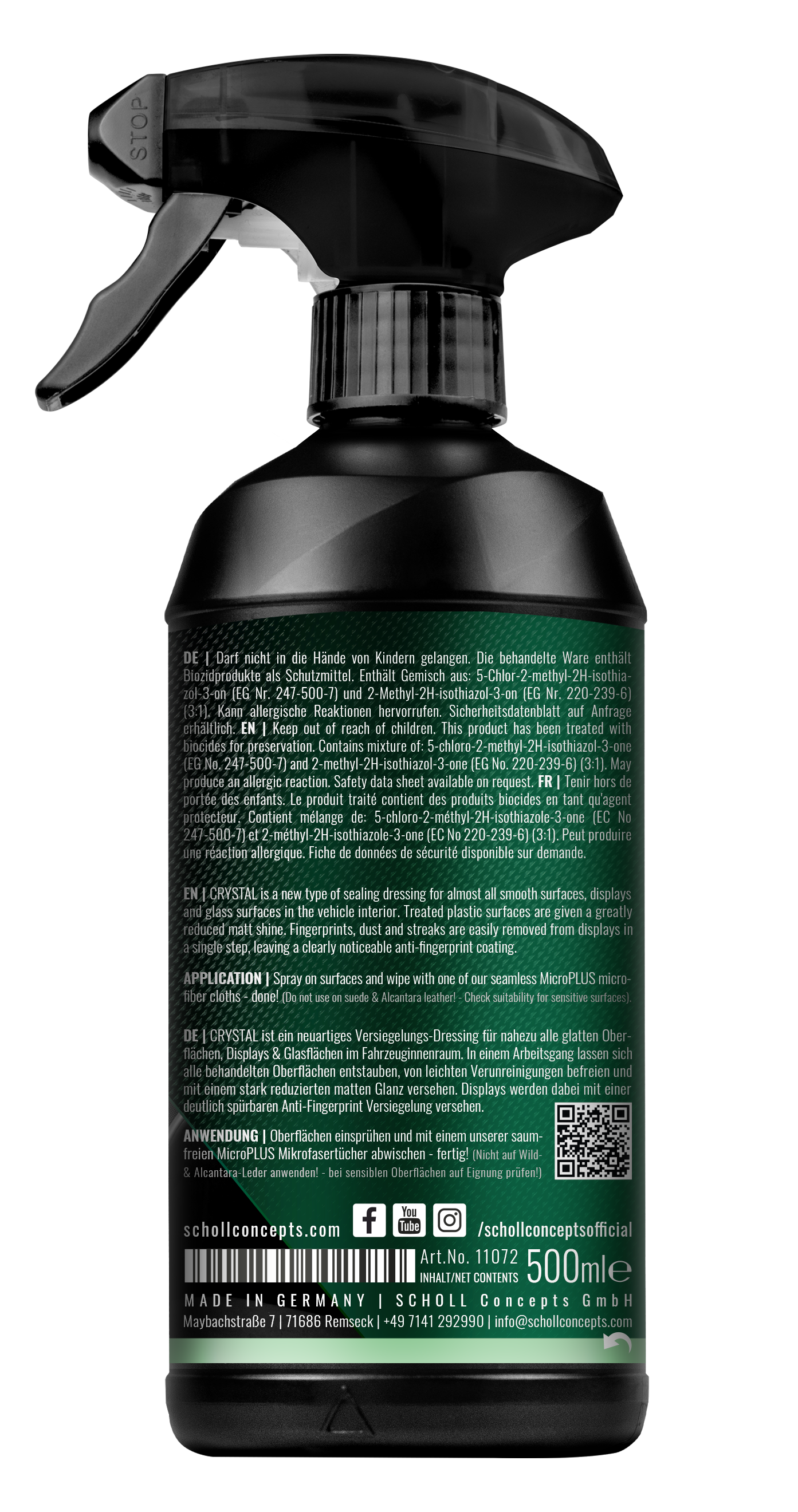 CRYSTAL Interior & Display Dressing 500ml. | SCHOLL Concepts