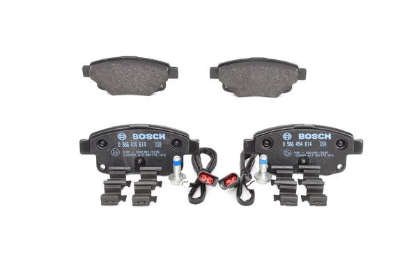 BOSCH Bremsbelagsatz, Scheibenbremse (0 986 494 614)