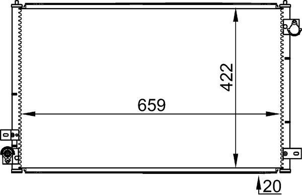 MAHLE Kondensator, Klimaanlage (AC 324 000P) 4057635021166 AC 324 000P