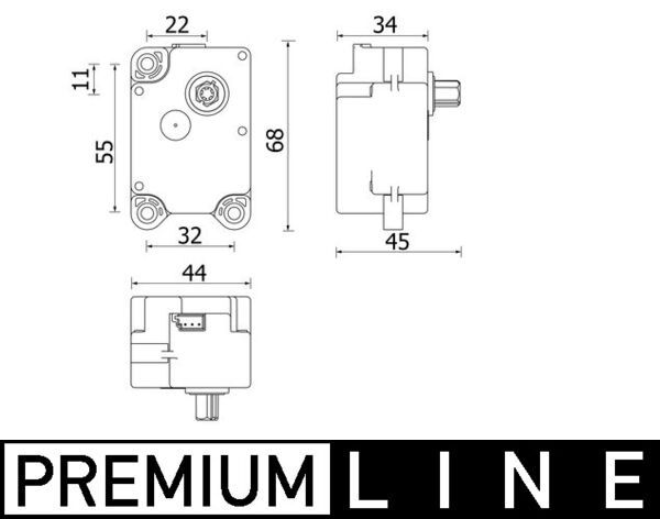 MAHLE Stellelement, Mischklappe (AA 71 000P) 4057635132183 AA 71 000P