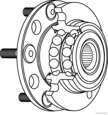 HERTH+BUSS JAKOPARTS Radlagersatz (J4700516) Thumbnail