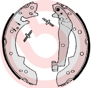 BREMBO Bremsbackensatz (S 06 504)