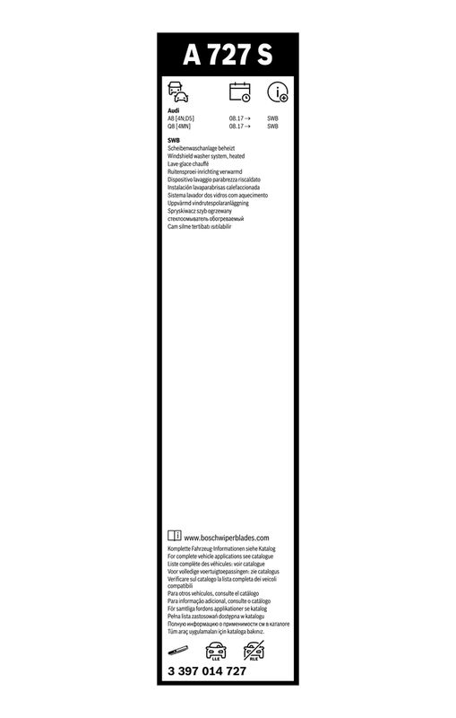 BOSCH Wischblatt (3 397 014 727)