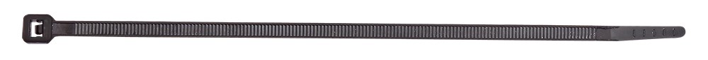Kabelbinder, 4,8x220mm, 100 Stück Packung (schwarz)