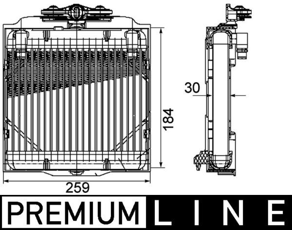 MAHLE Ladeluftkühler (CI 80 000P) MAHLE Ladeluftkühler (CI 80 000P)