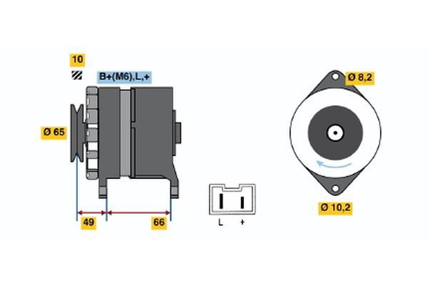 BOSCH Generator (0 986 037 281)