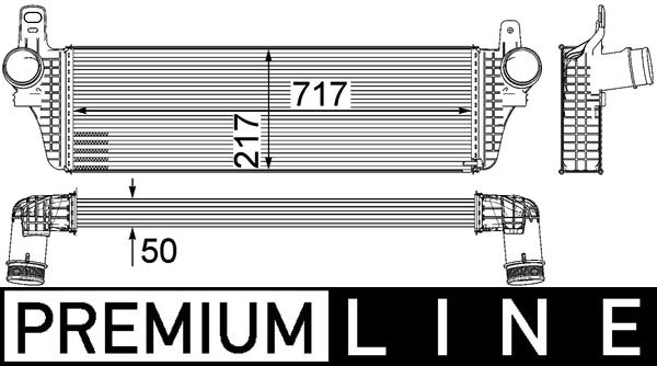 MAHLE Ladeluftkühler (CI 242 000P)