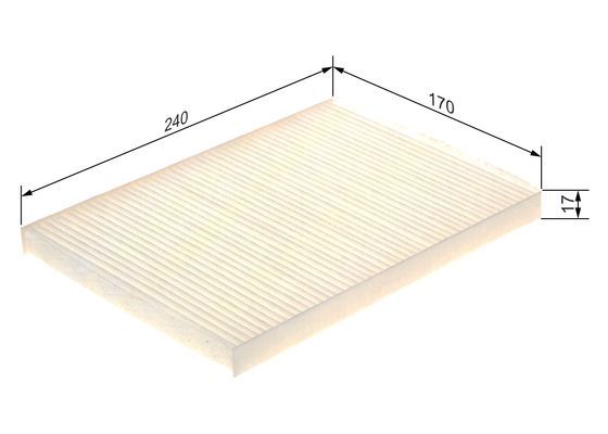 BOSCH Filter, Innenraumluft (1 987 435 104)