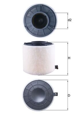KNECHT Luftfilter (LX 4407)