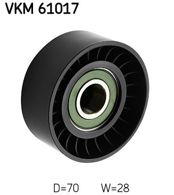 SKF Umlenk-/Führungsrolle, Keilrippenriemen (VKM 61017)