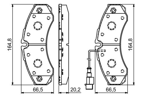 BOSCH Bremsbelagsatz, Scheibenbremse (0 986 494 239) BOSCH Bremsbelagsatz, Scheibenbremse (0 986 494 239)