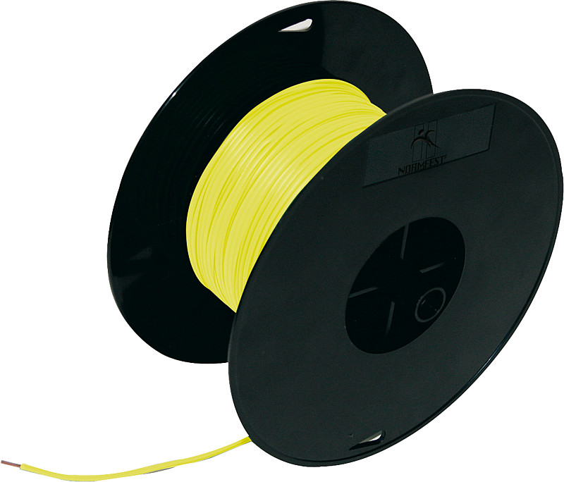 FLRY-KABEL SPULE 100M 1,0 GELB (3770-009-05) | NORMFEST