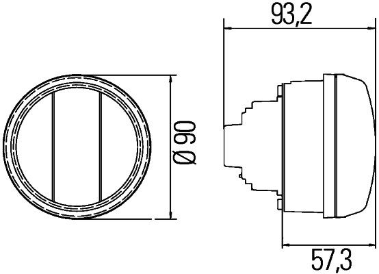 HELLA Tagfahrleuchte (2BE 010 102-101)