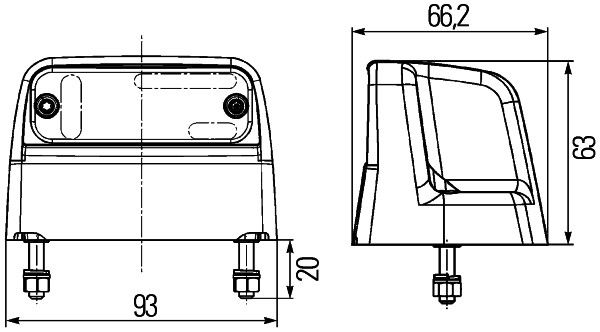 HELLA Kennzeichenleuchte (2KA 012 271-271)