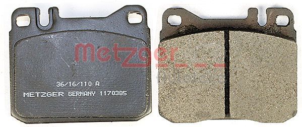 METZGER Bremsbelagsatz, Scheibenbremse (1170385)