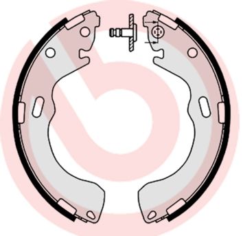 BREMBO Bremsbackensatz (S 49 521)