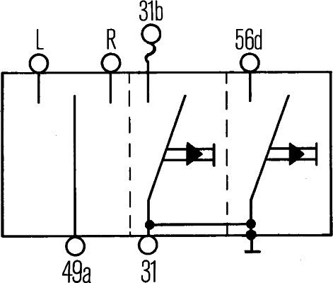 HELLA Blinkerschalter (6BA 001 539-001)